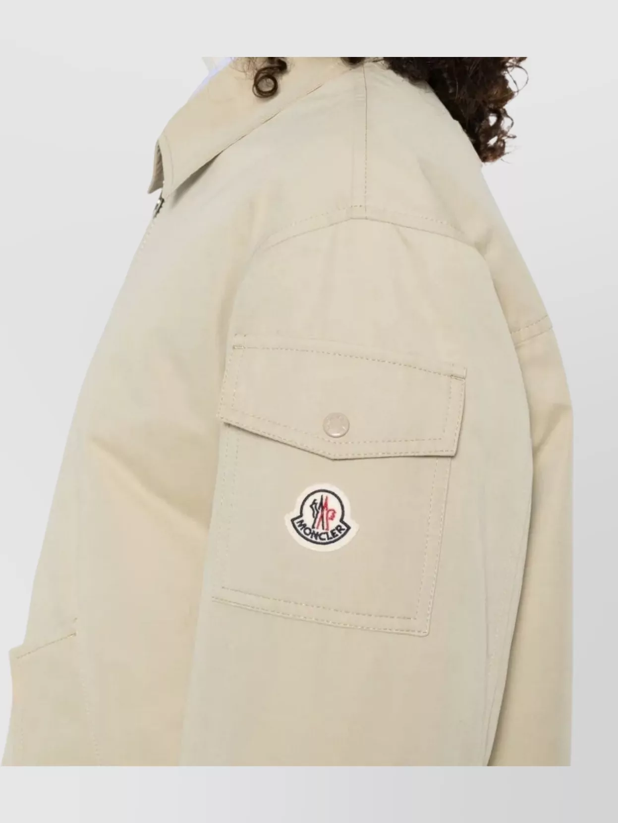 Moncler Flap Pocket Long Sleeve Quilted Jacket