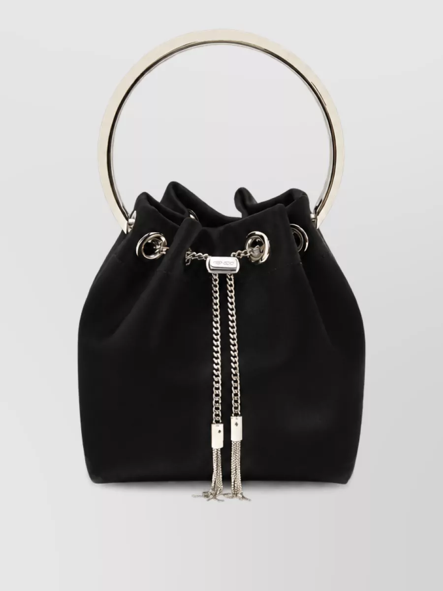 Jimmy Choo bon bon silk bucket bag