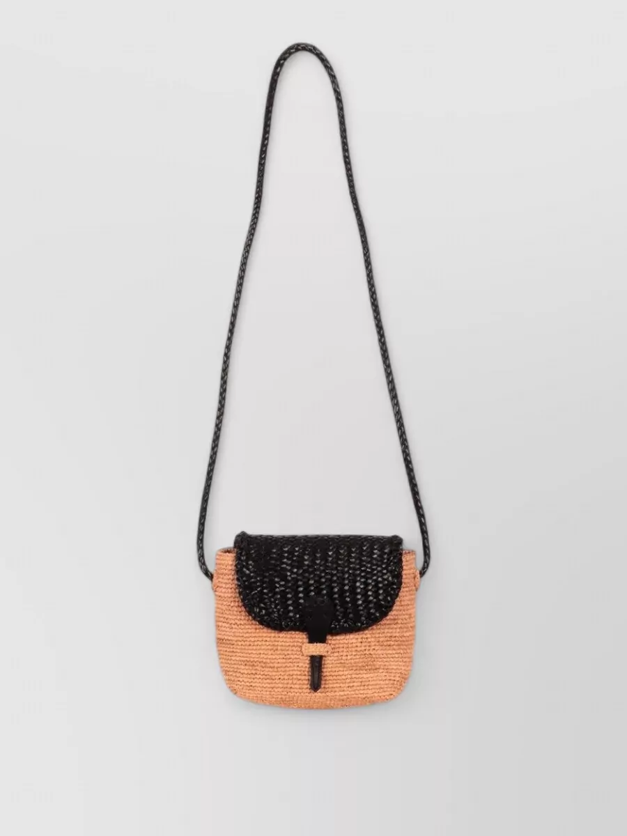 Dragon Diffusion Mini Fuego Leather Woven Crossbody Bag