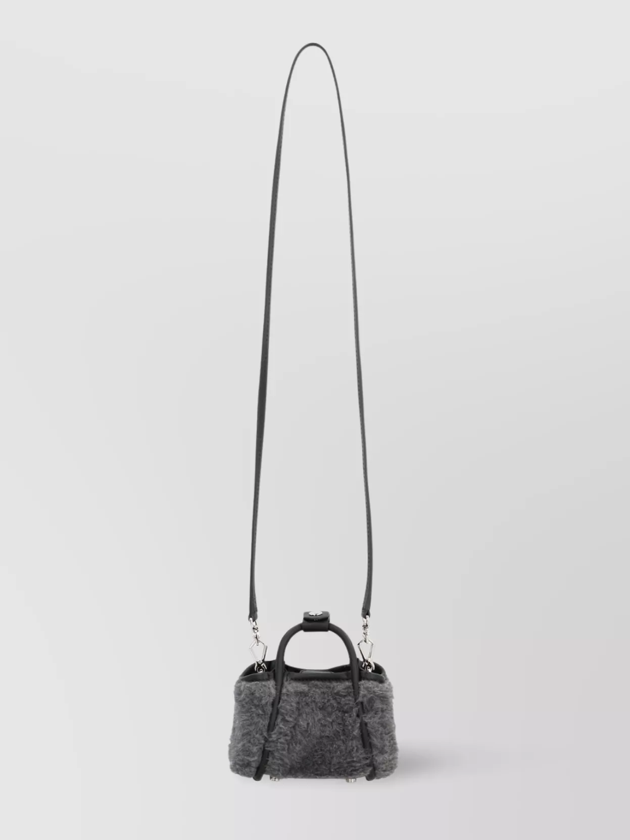 Shop Max Mara Mini Faux Fur Cross-body Bag