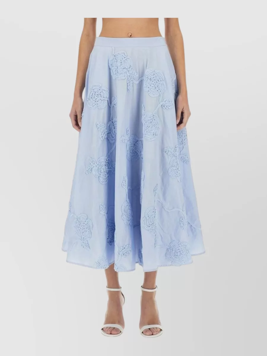 Rotate Birger Christensen floral maxi skirt