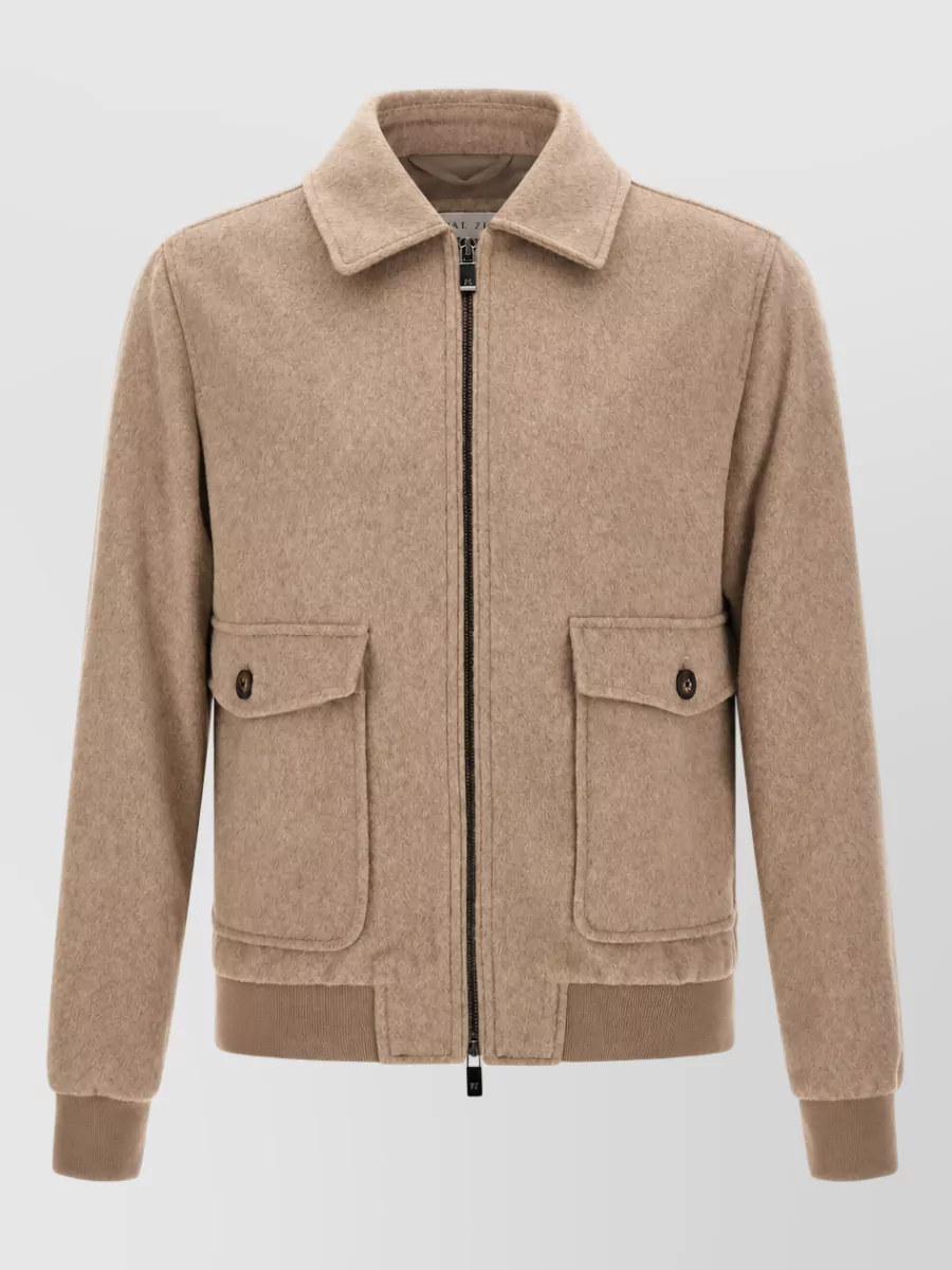 Pal Zileri Wool single breasted coat