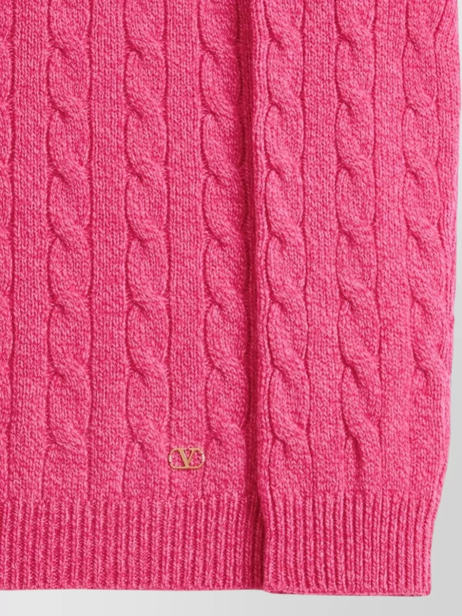 Valentino Garavani Virgin Wool Cable-Knit Sweater