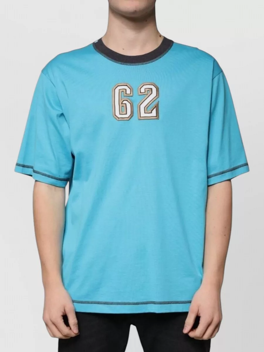 Dolce&Gabbana Cotton logo crew neck short sleeve t-shirt