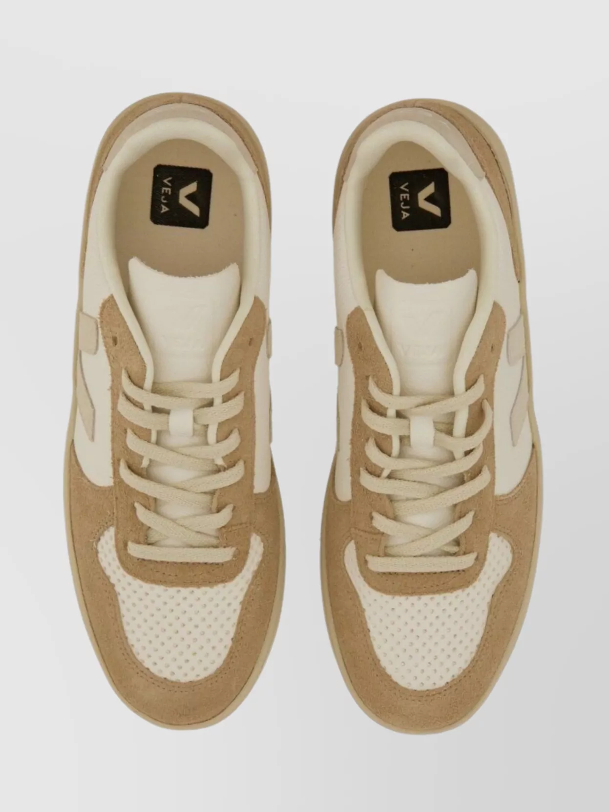 Veja "V-10" Perforated Detailing Sneakers