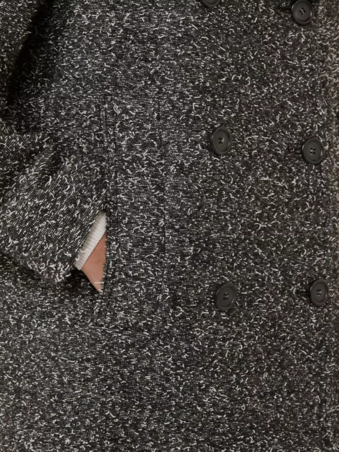 Sportmax Double Breasted Wool Blend Jacket