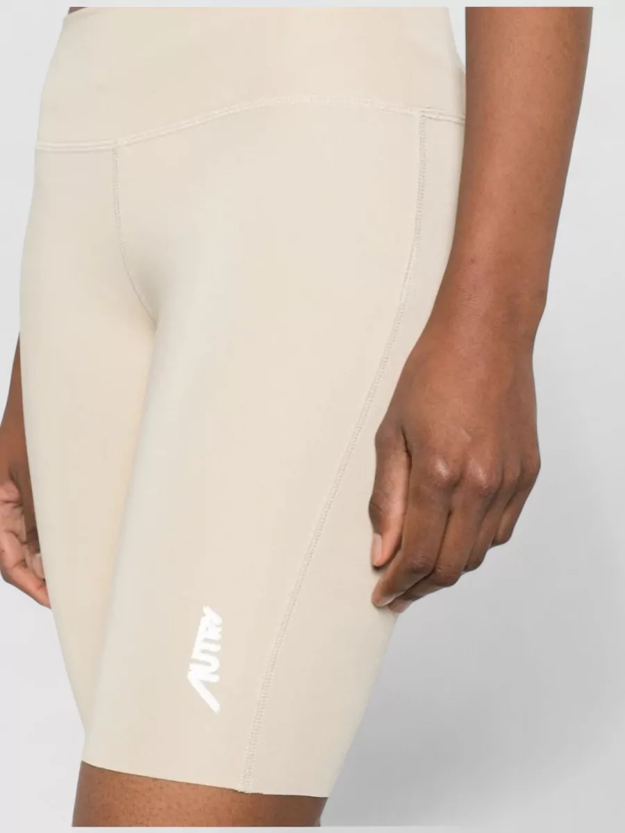 Autry High Waist Cyclist Shorts Stretch Design