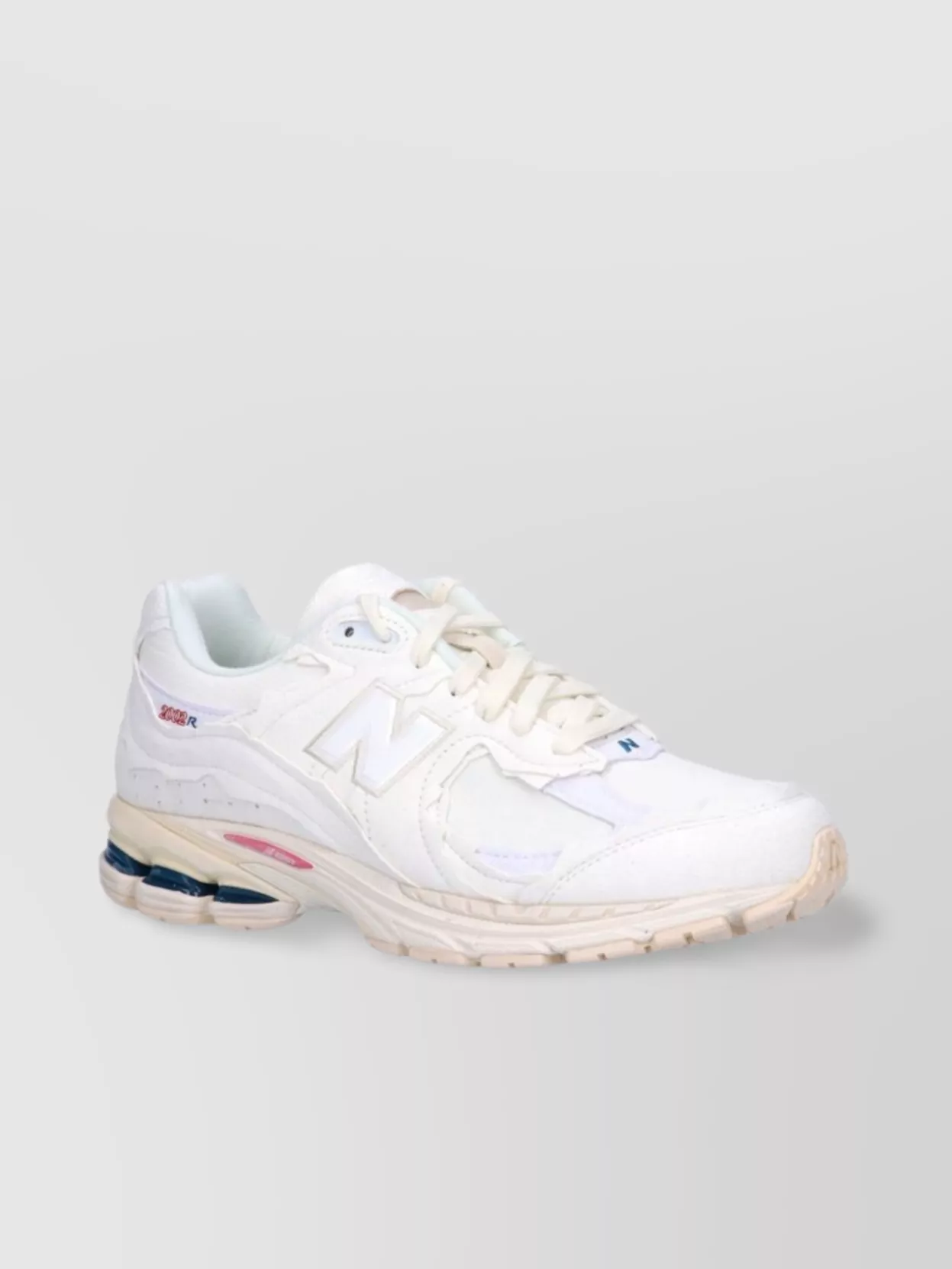 New Balance Low Top Sneakers With Mesh Panels And Rubber Outsole In White