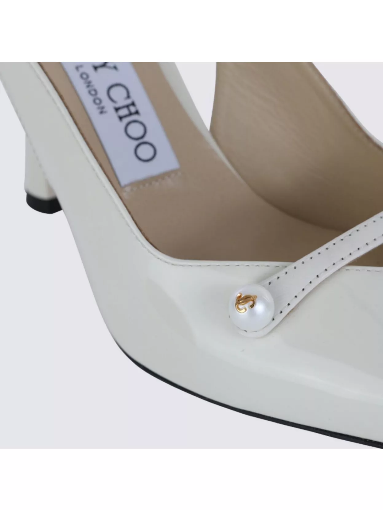 Jimmy Choo 85mm Pearl-embellished Slingback Pumps