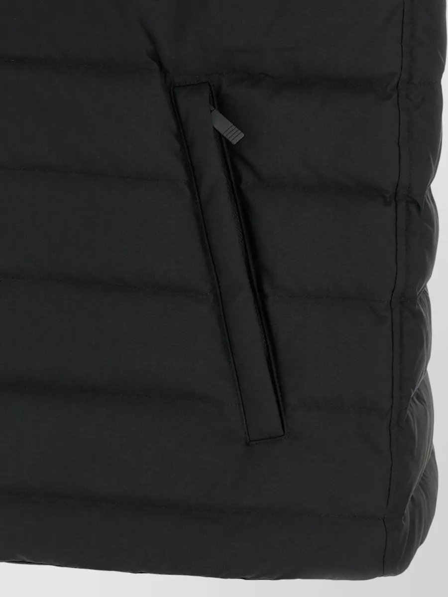 Thom Browne Striped High Neck Padded Sleeveless Vest