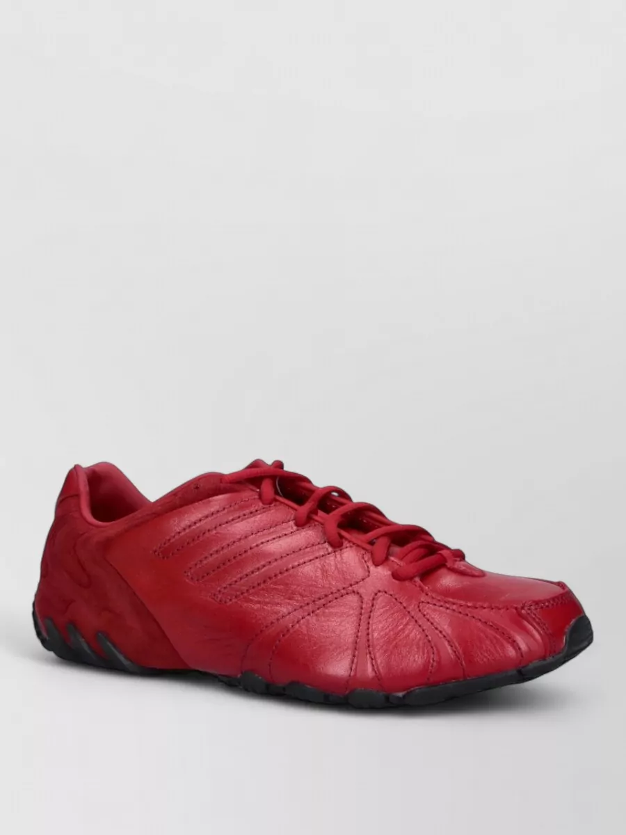 Adidas Leather Low Top Lace-Up Sneakers