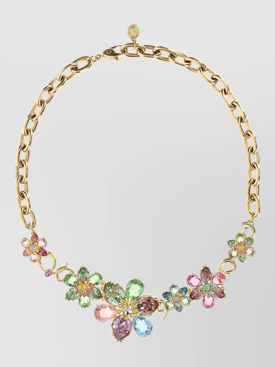 Swarovski metal pendant necklace