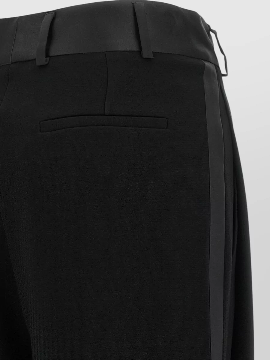 Alberto Biani Asymmetric Cropped Tailored Trousers