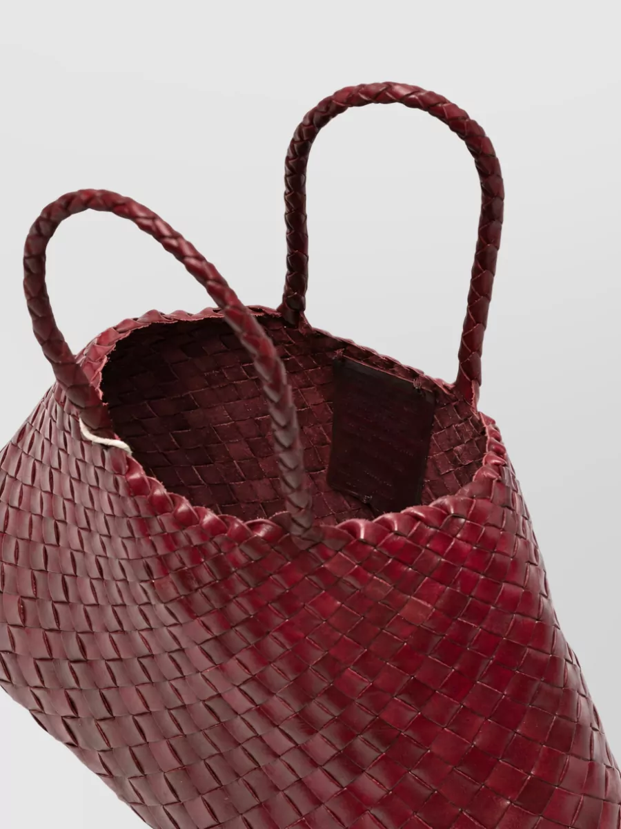 Dragon Diffusion Santa Croce Small Leather Tote Bag
