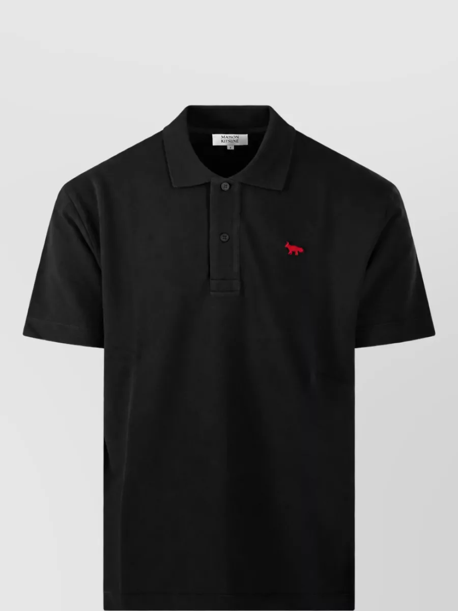 Maison Kitsuné cotton short-sleeve polo shirt