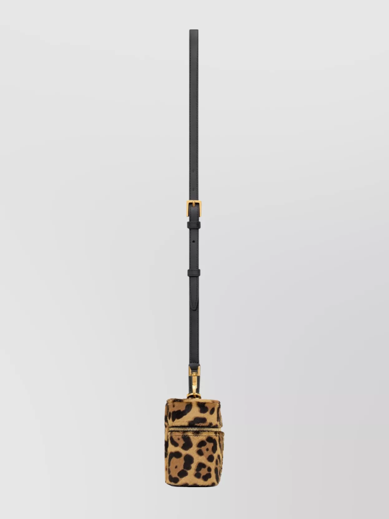Saint Laurent Pony Skin Leopard Print Shoulder Bag In Multi