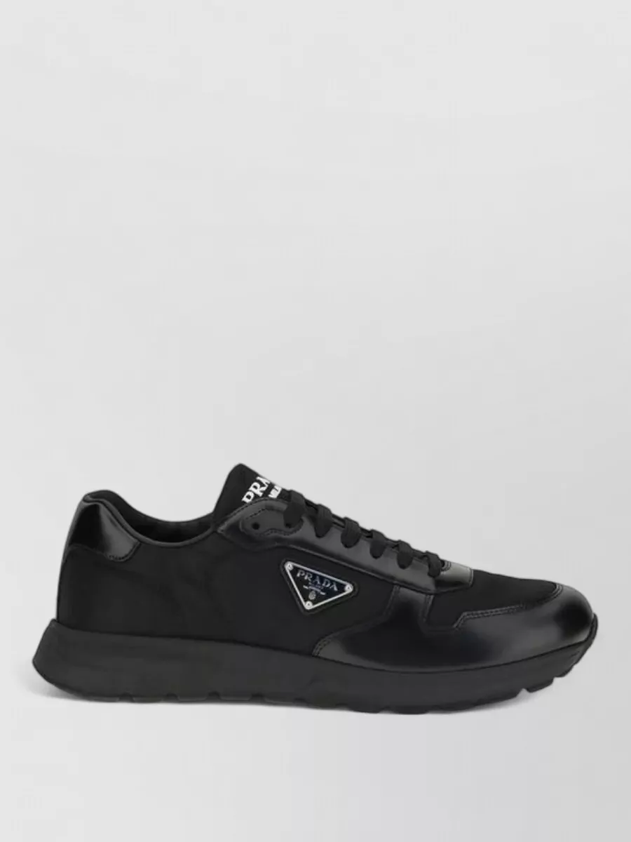Prada Recycled Polyamide Low-Top Sneakers