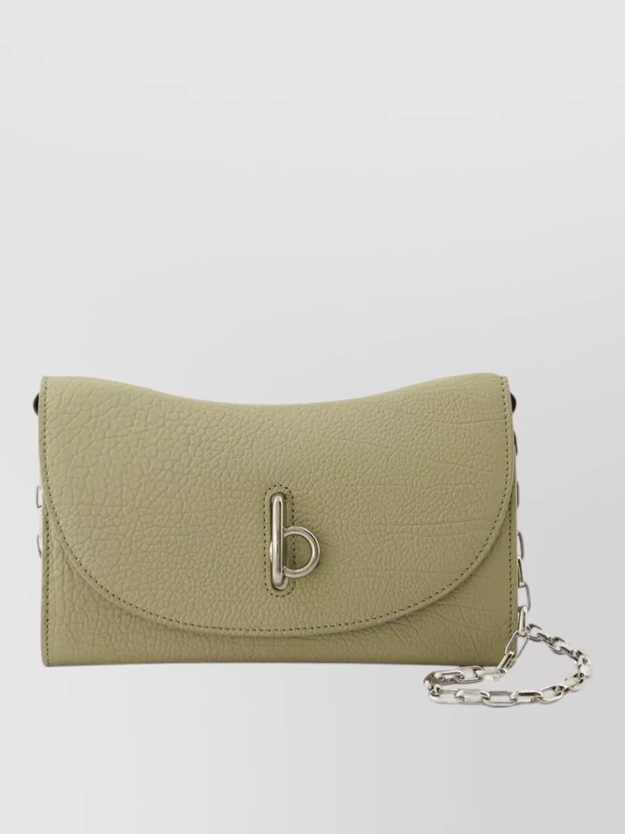Burberry leather wallet on chain
