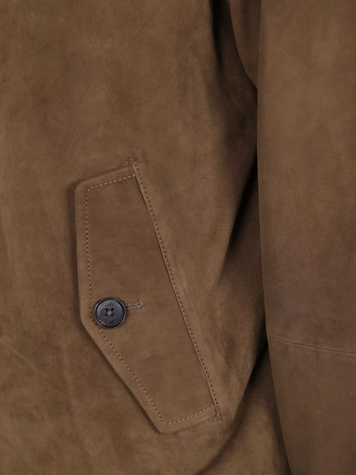 Baracuta Suede Jacket High Collar