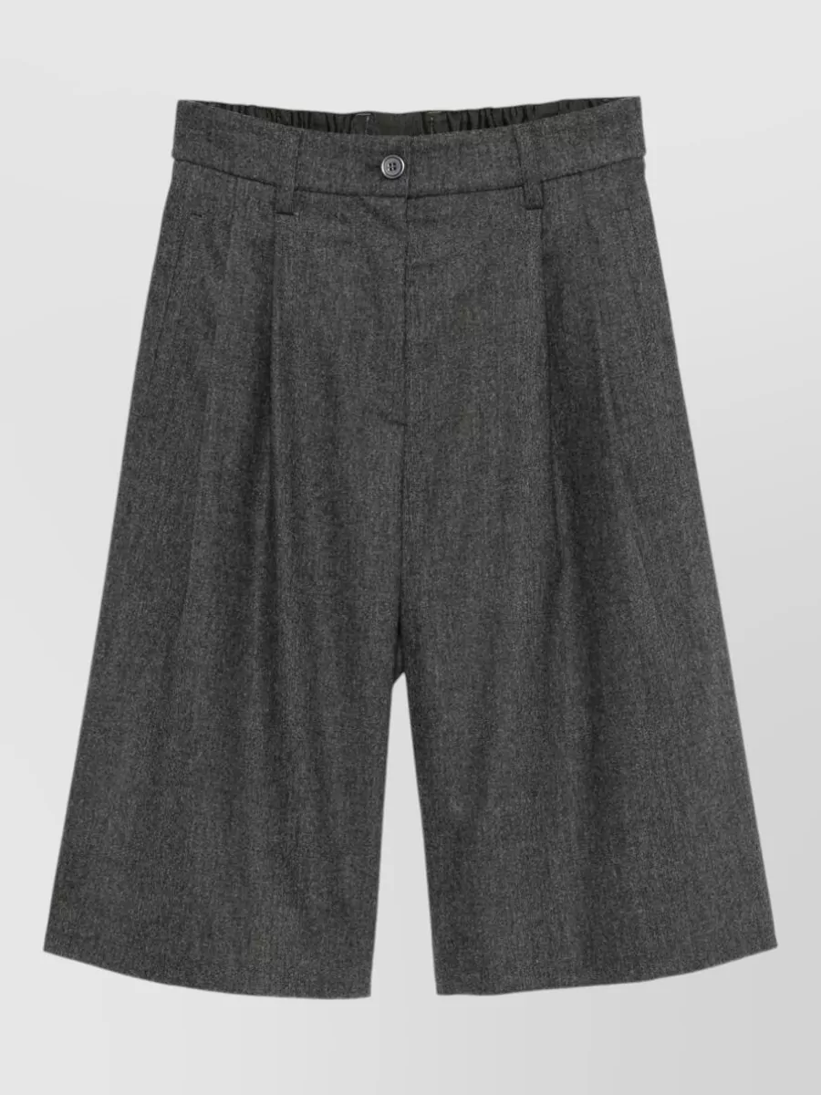 Emporio Armani cashmere flannel shorts