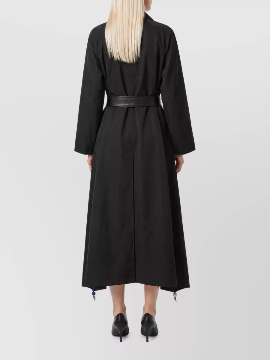 Celine Belted A-Line Trench Coat