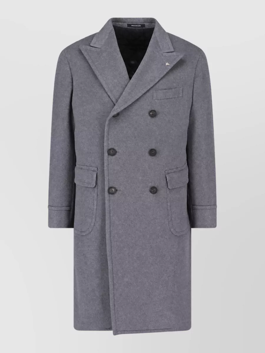 Tagliatore cashmere double-breasted coat