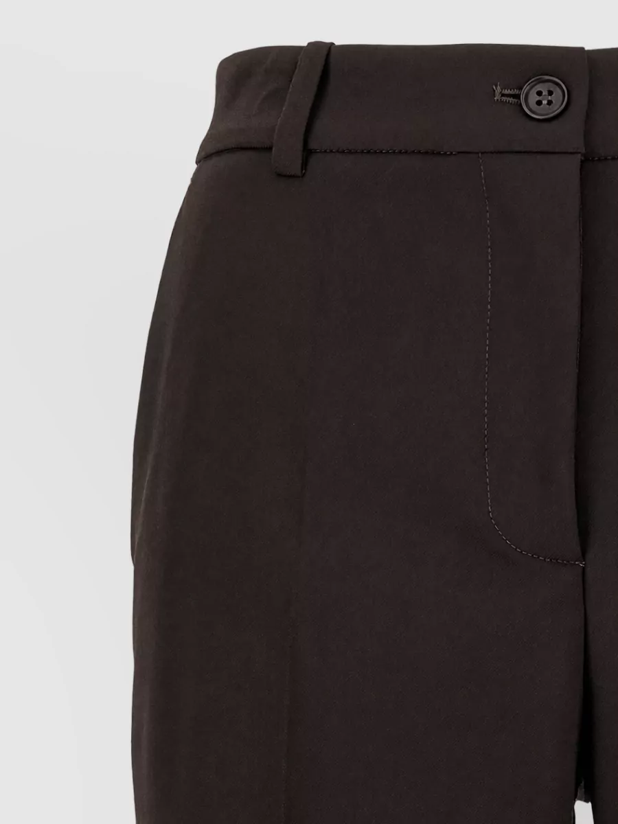 P.a.r.o.s.h. virgin wool flared suit trousers