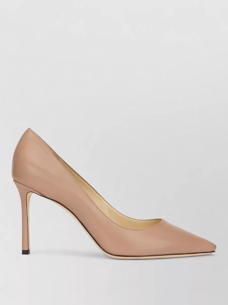Jimmy Choo Leather Pointed-Toe Pumps