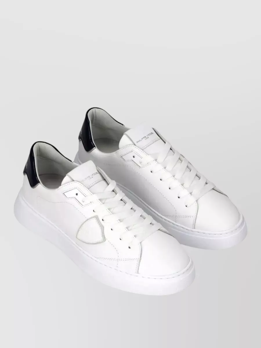 Philippe Model Leather Low-Top Sneakers