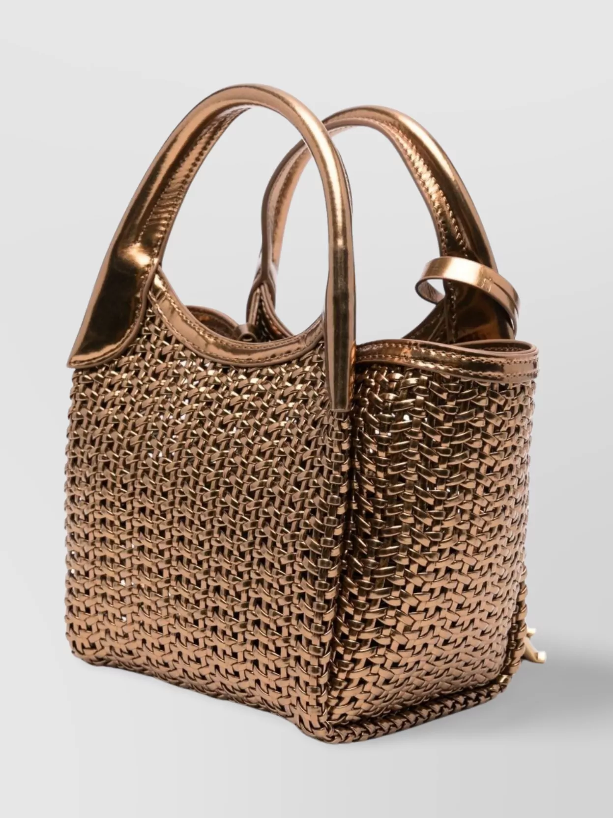 Emporio Armani Compact Polyurethane Shopping Bag