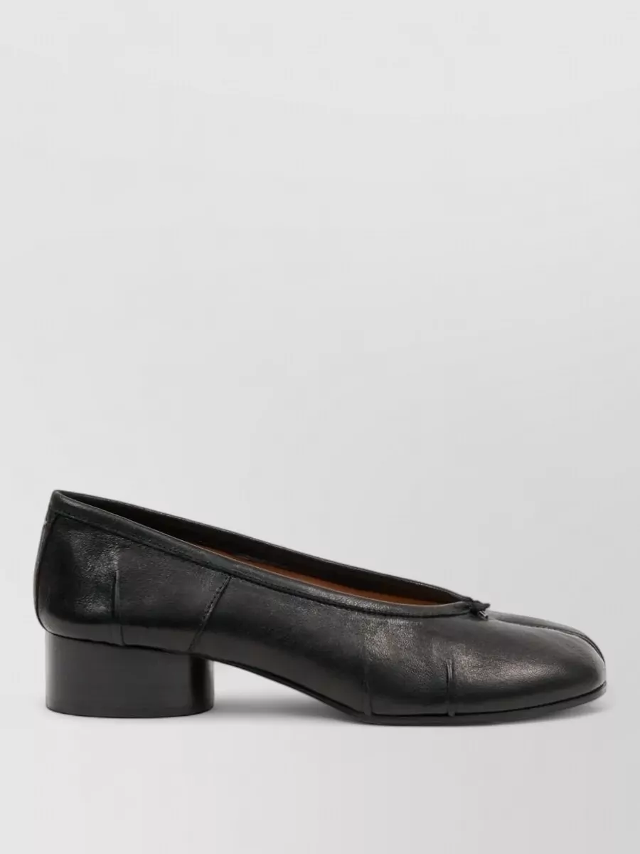 Maison Margiela Leather Tabi Ballerina Pumps