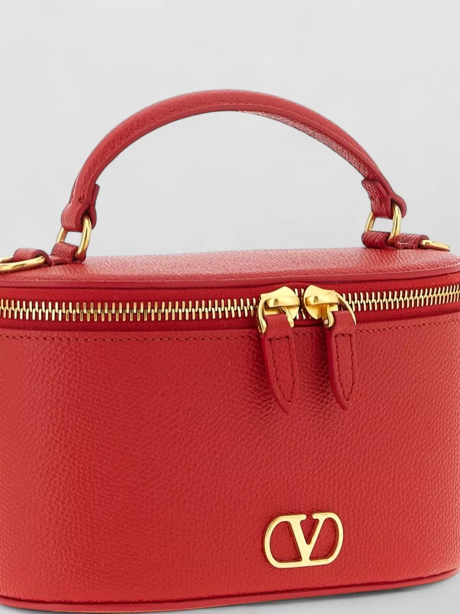 Valentino Garavani Vlogo Signature Mini Crossbody Top Handle Bag