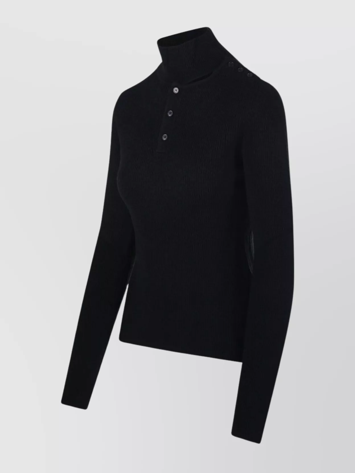 Federica Tosi Knitwear With Button Detail And High Neck