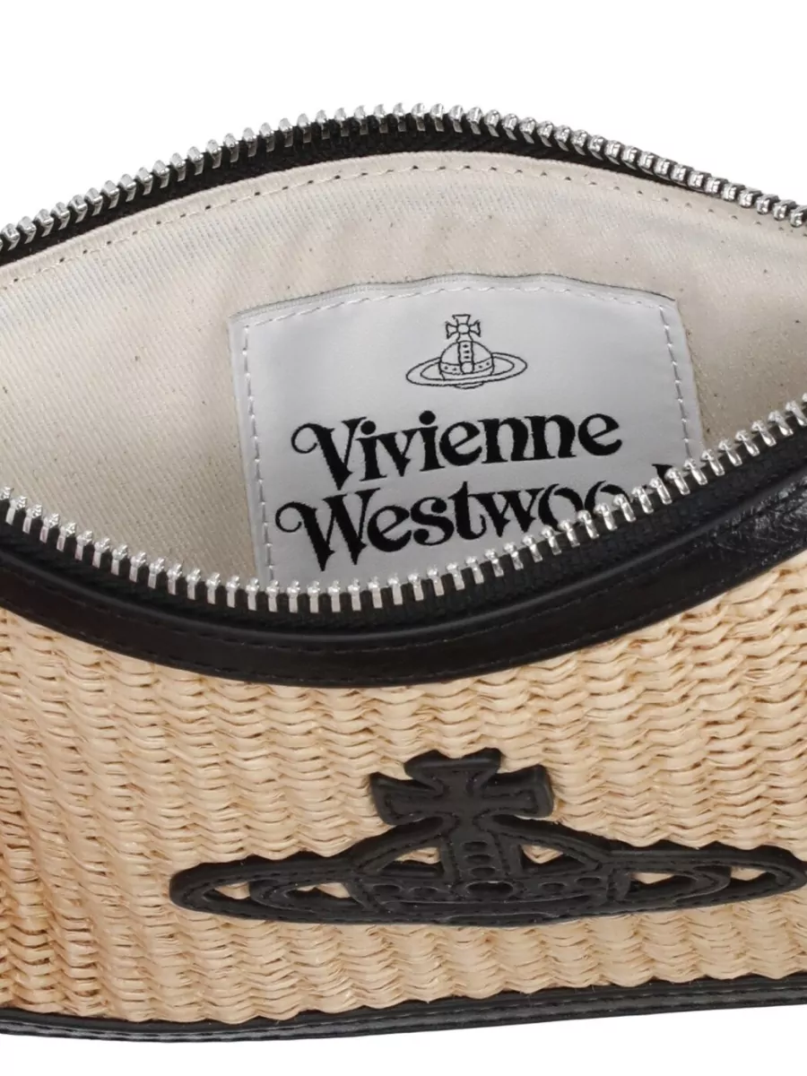 Vivienne Westwood Flat Small Intrecciata Clutch Bag