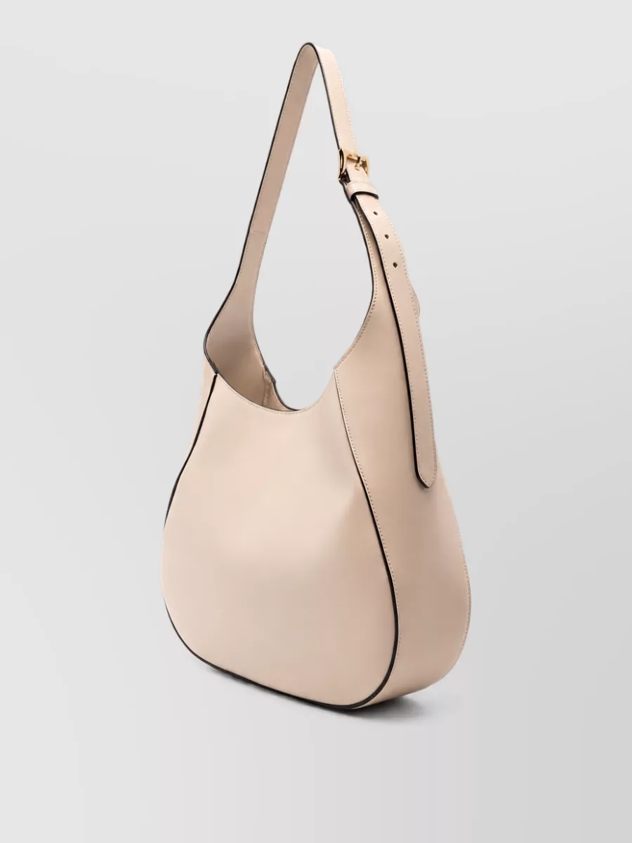 Prada Triangle Leather Shoulder Bag