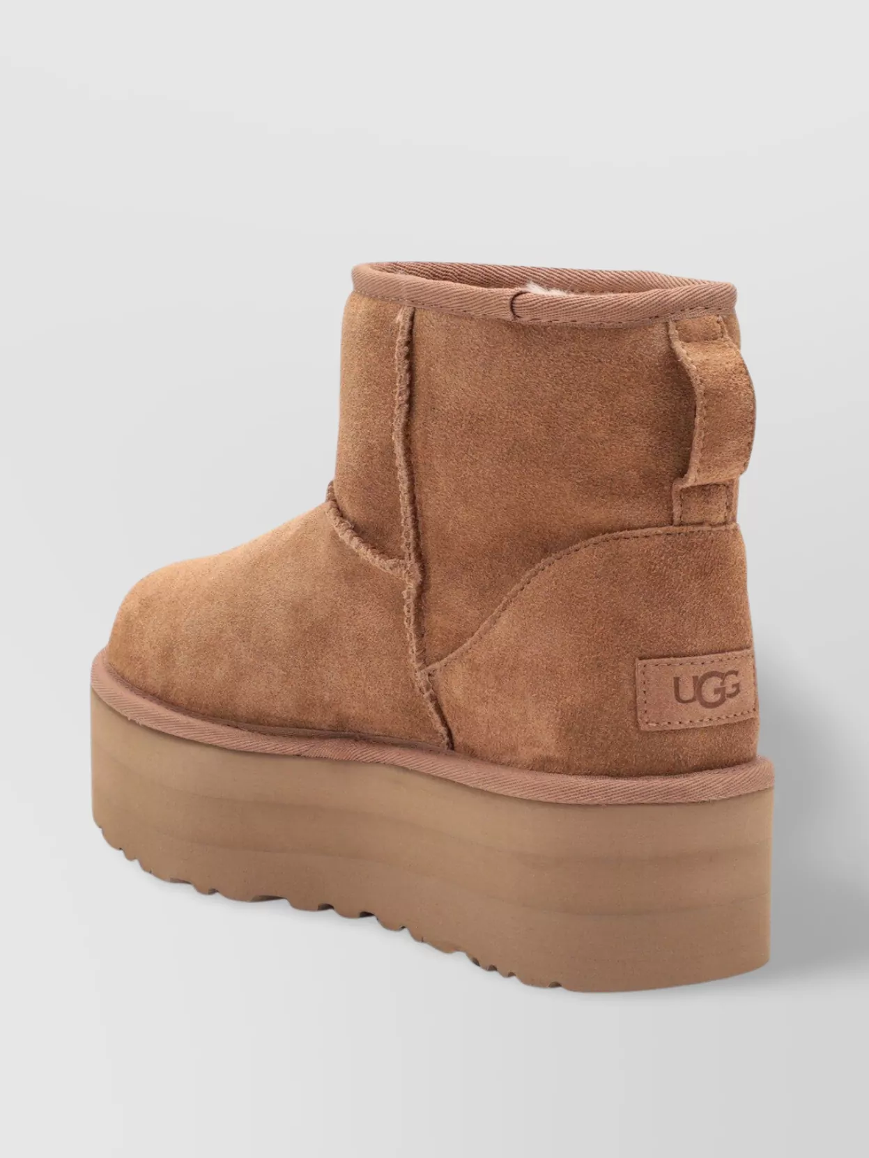 Ugg Mini Round Toe Ankle Boot Platform Sole