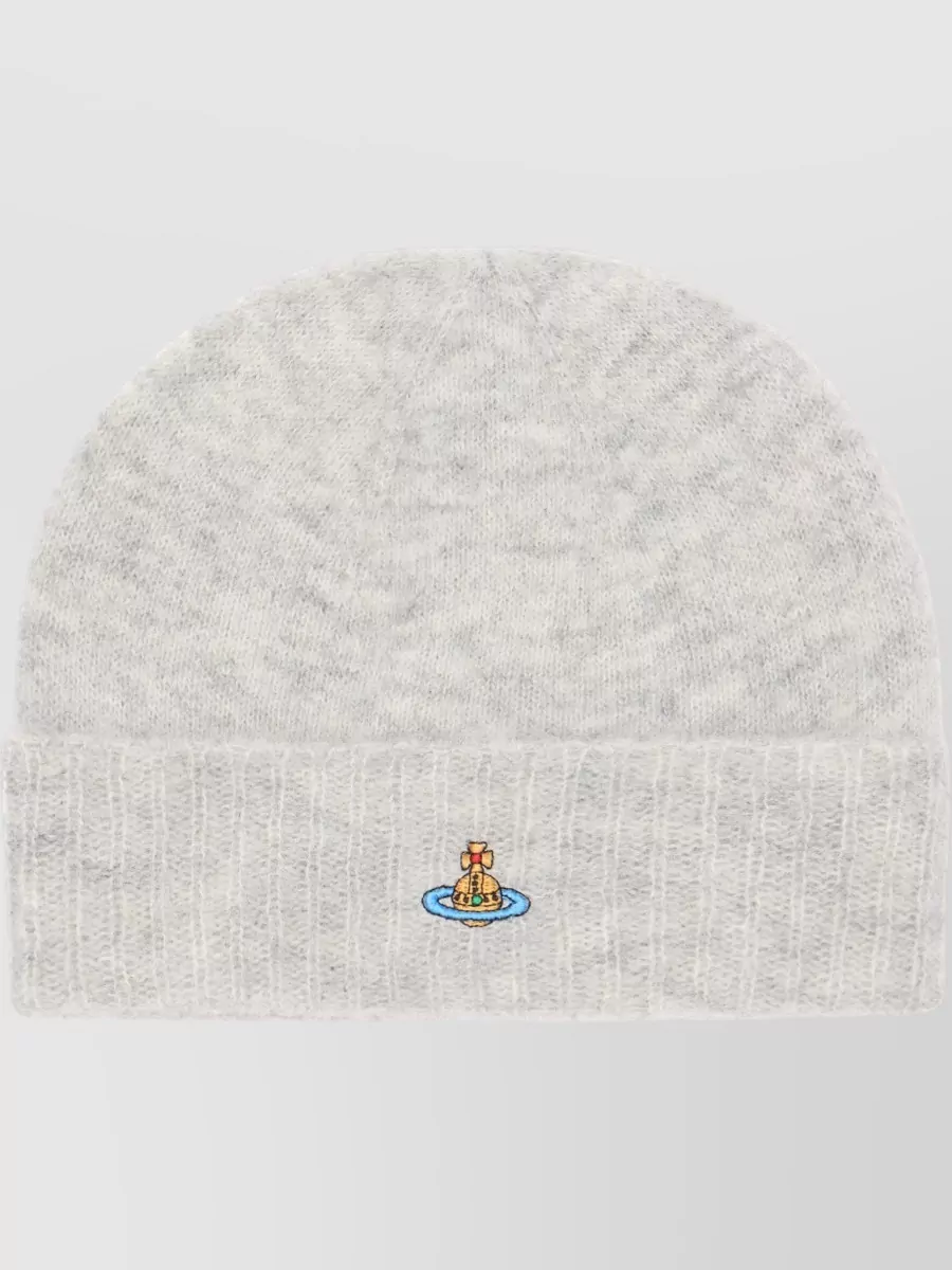Vivienne Westwood Knitted Hat Ribbed Cuff Soft Texture