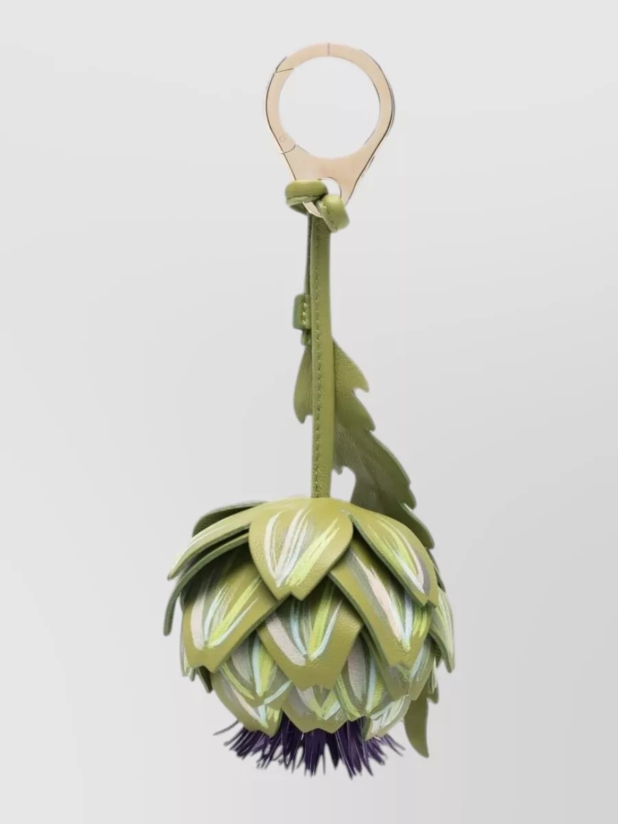 Christian Louboutin leather fringe bag charm