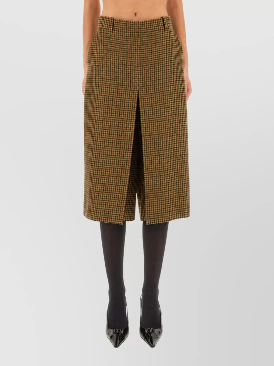 Saint Laurent Wool fitted skirt