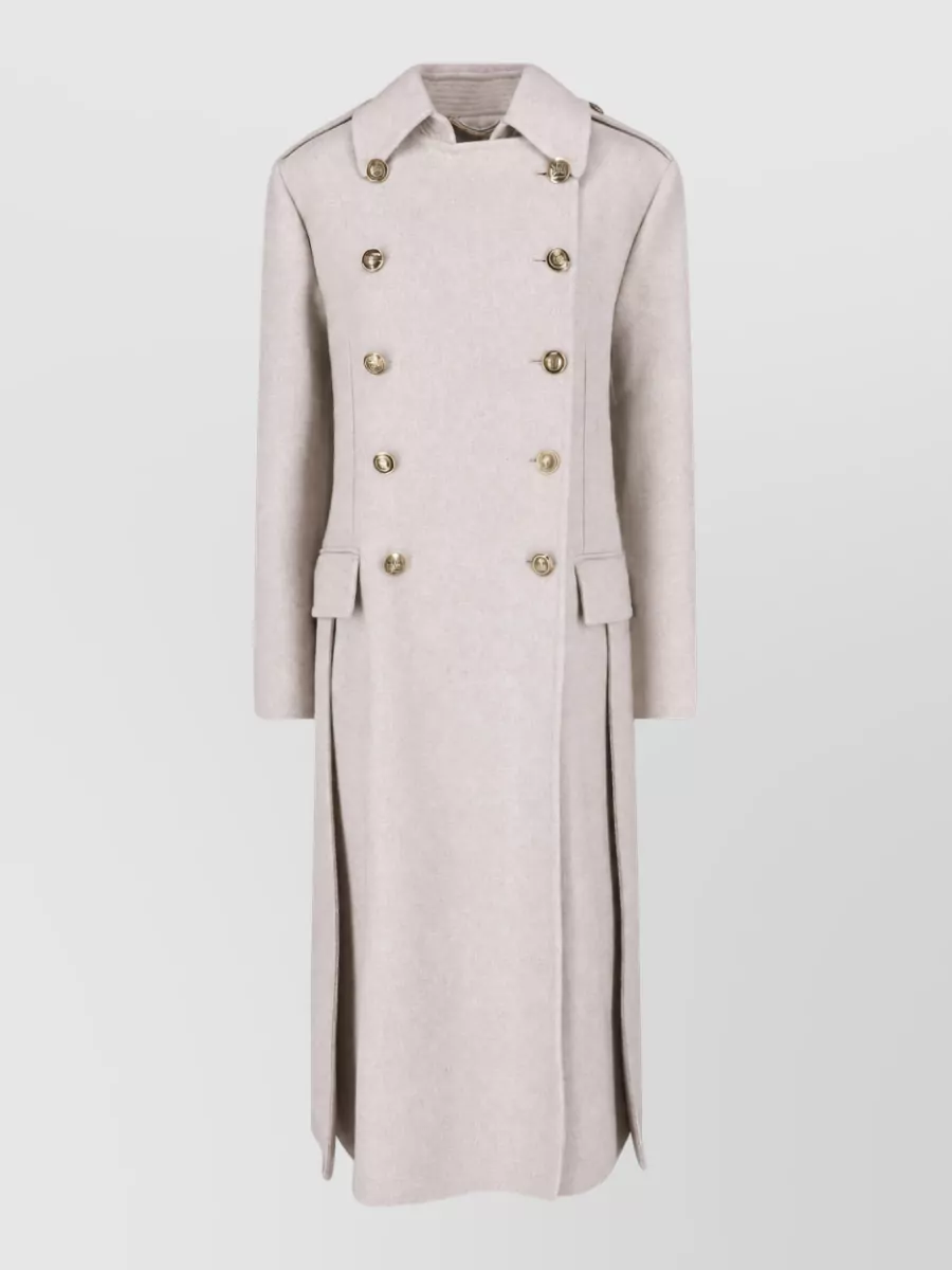 Ermanno Scervino wool silk trench coat