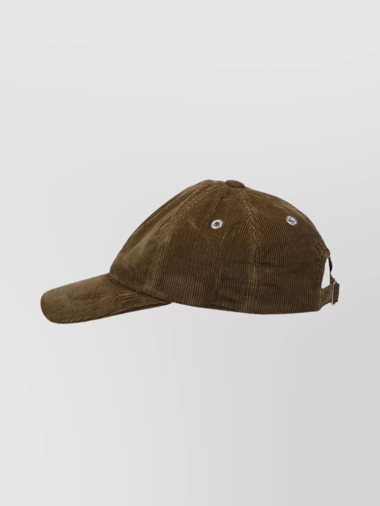 Ami Paris Adjustable Corduroy Cap Curved Brim