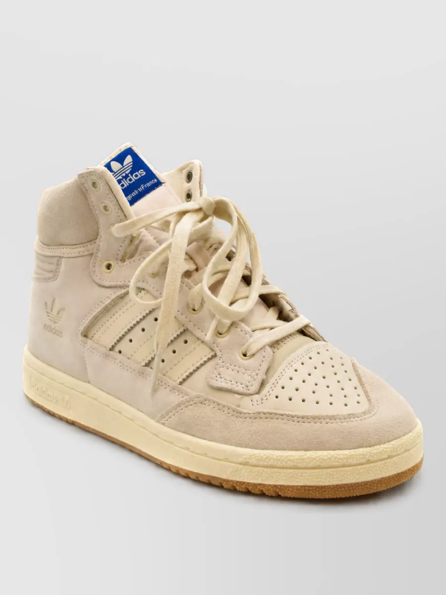 Adidas Leather Hi-Top Sneakers