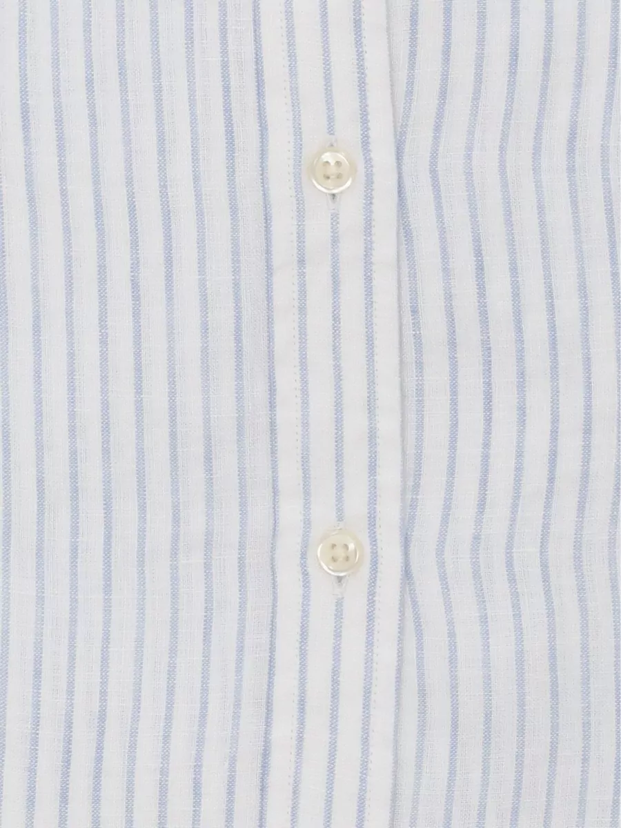 Ralph Lauren Striped Linen Long-Sleeve Shirt