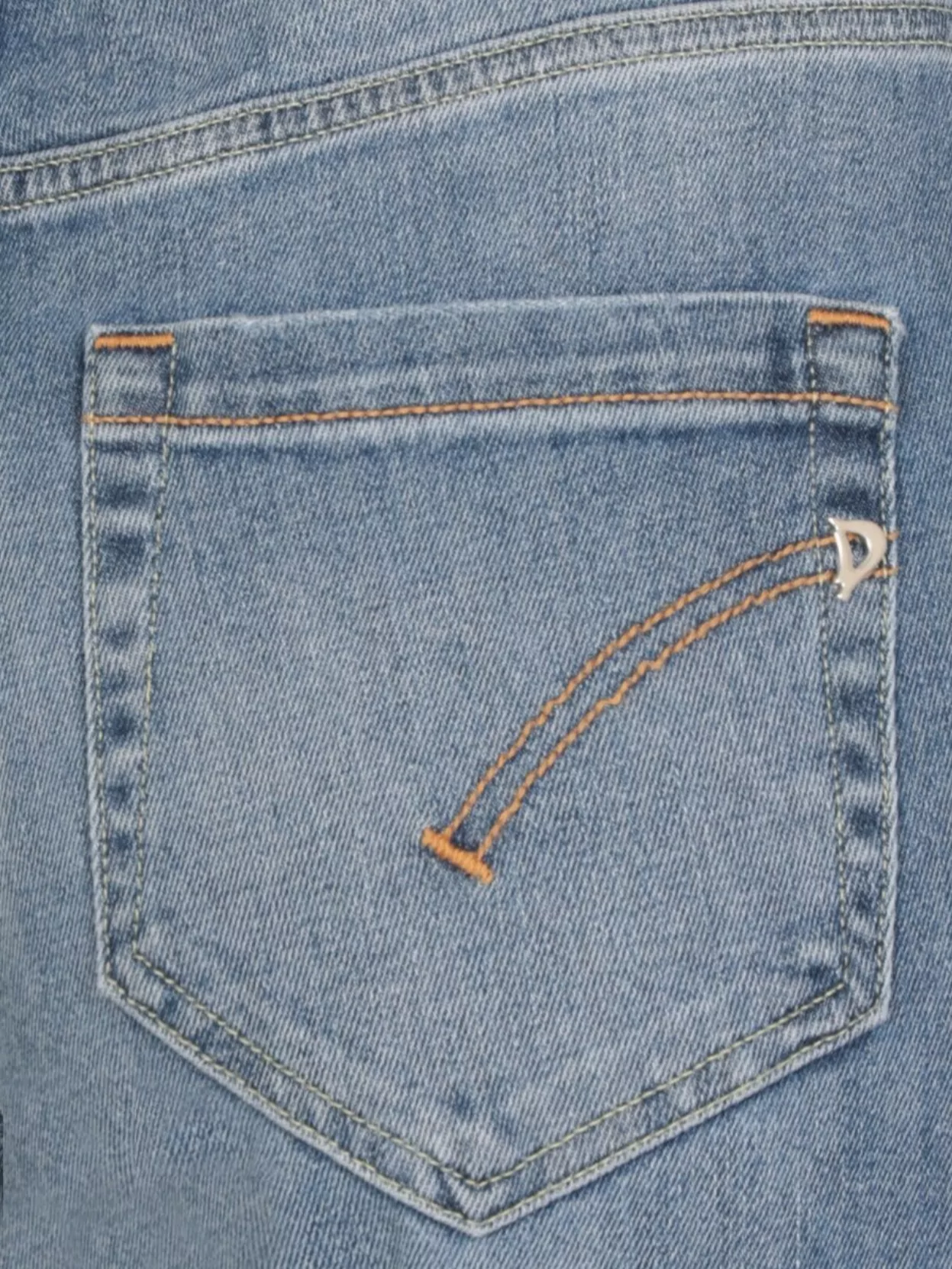 Dondup Straight Cotton Jeans Rolled Cuffs