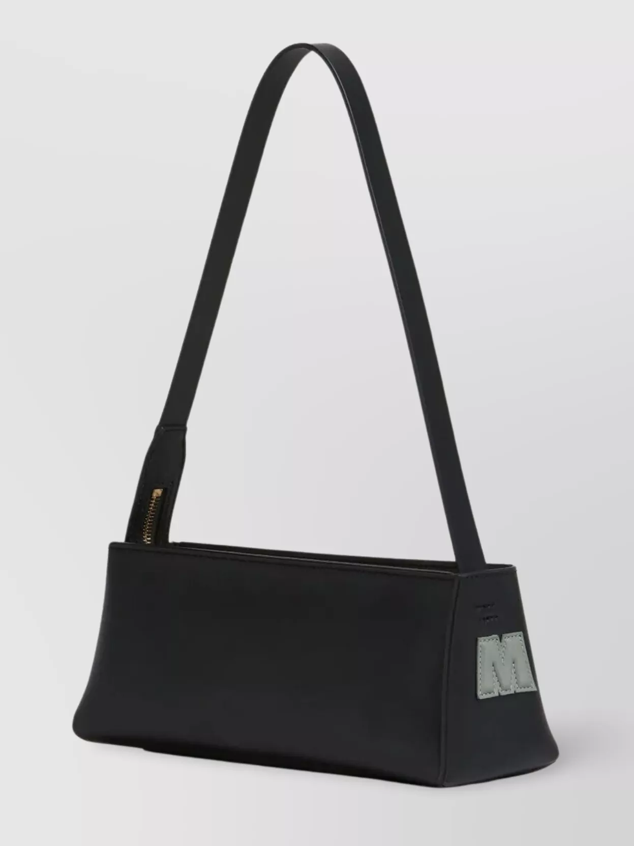 Marni Rectangular Leather Baguette Shoulder Strap