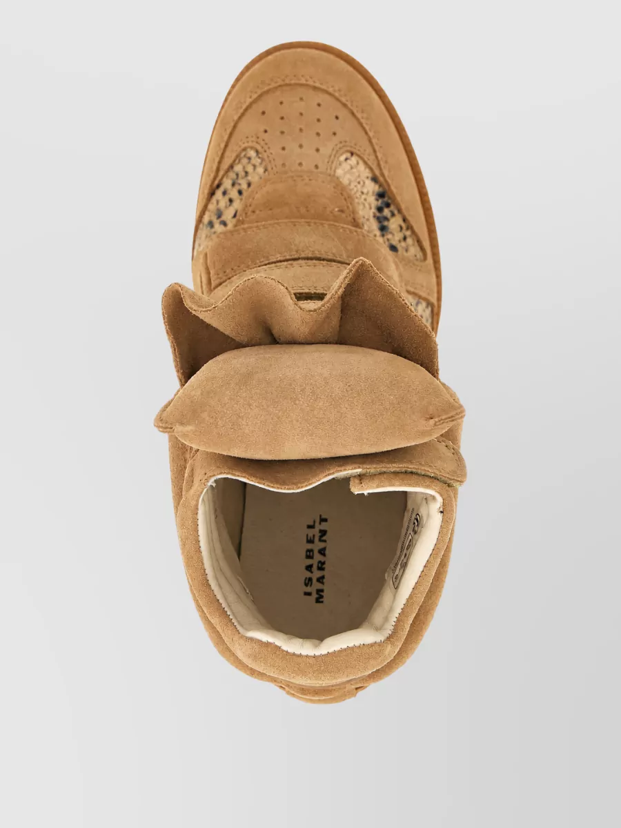 Isabel Marant Leather Bekett Ring High-Top Sneakers