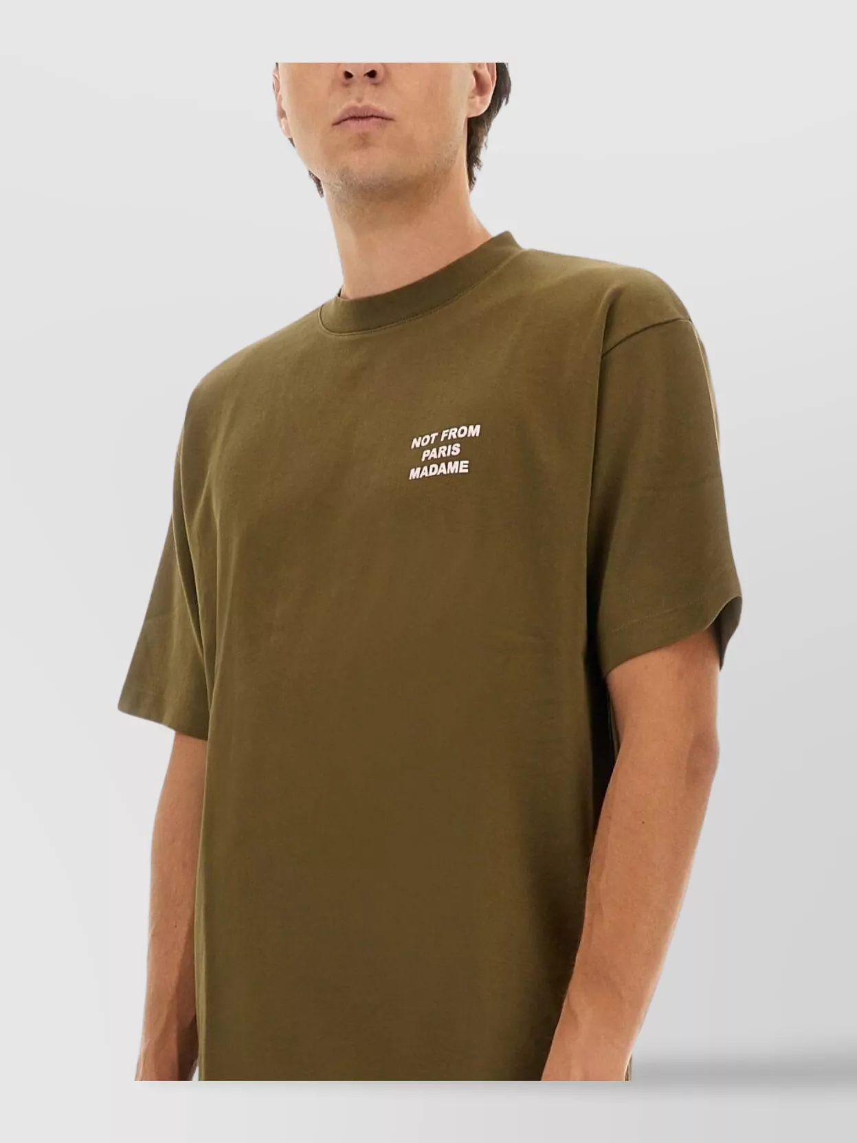 Drôle De Monsieur Graphic Print Crew Neck T-Shirt