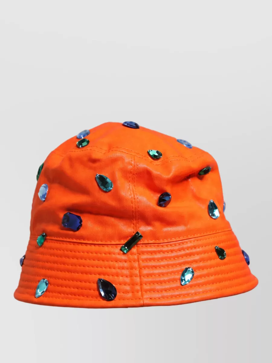 Dolce&Gabbana Crystal Embellished Bucket Hat