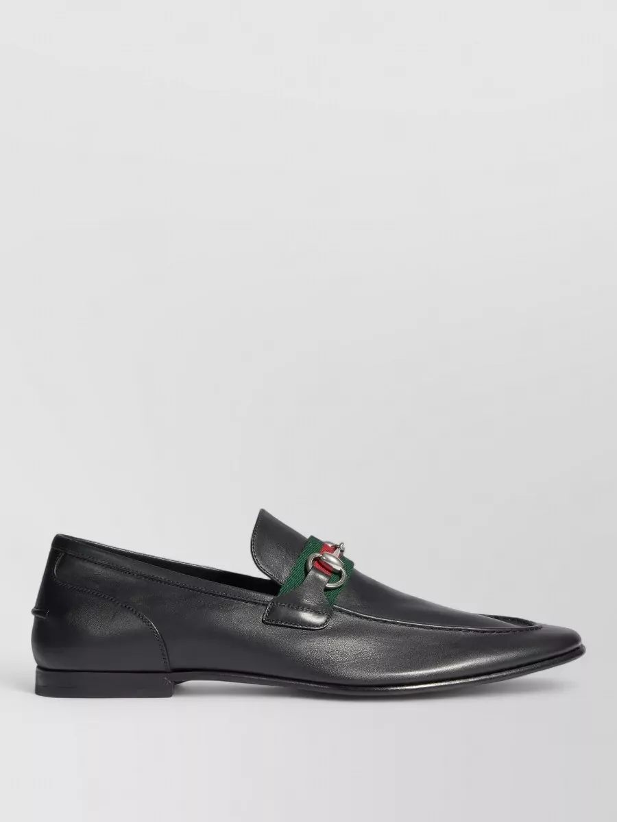 Gucci Leather Como Loafers