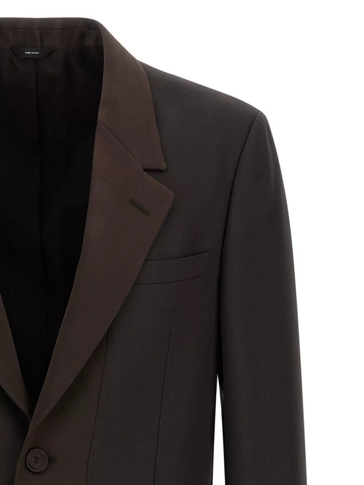 Fendi Tailored Wool Blazer Notch Lapel